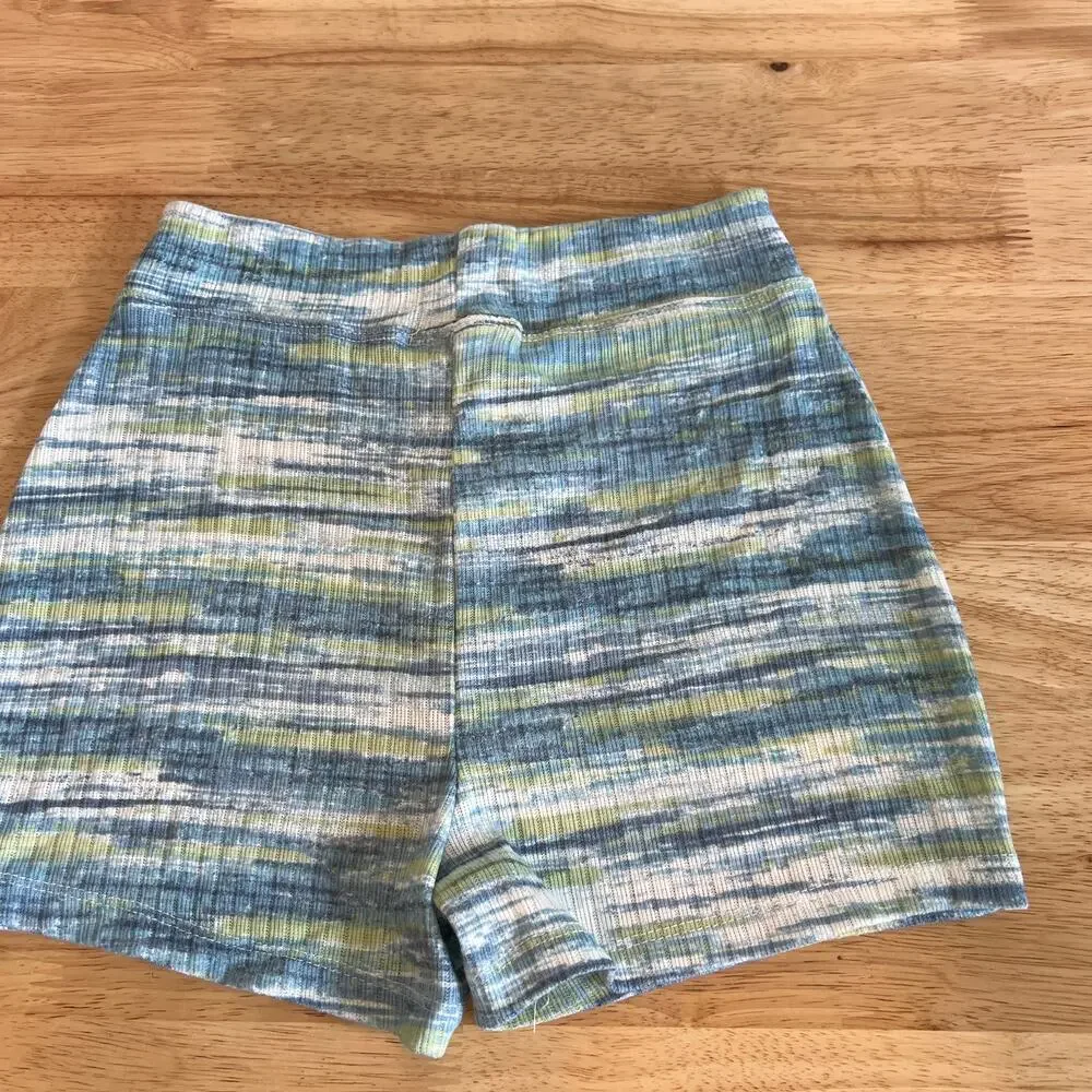 Colsie Women's Blue Space Dye Tank and Shorts Pajama Set - Size XS - NWT